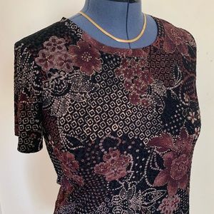 Beautiful Brocade Top -Size 8-10.